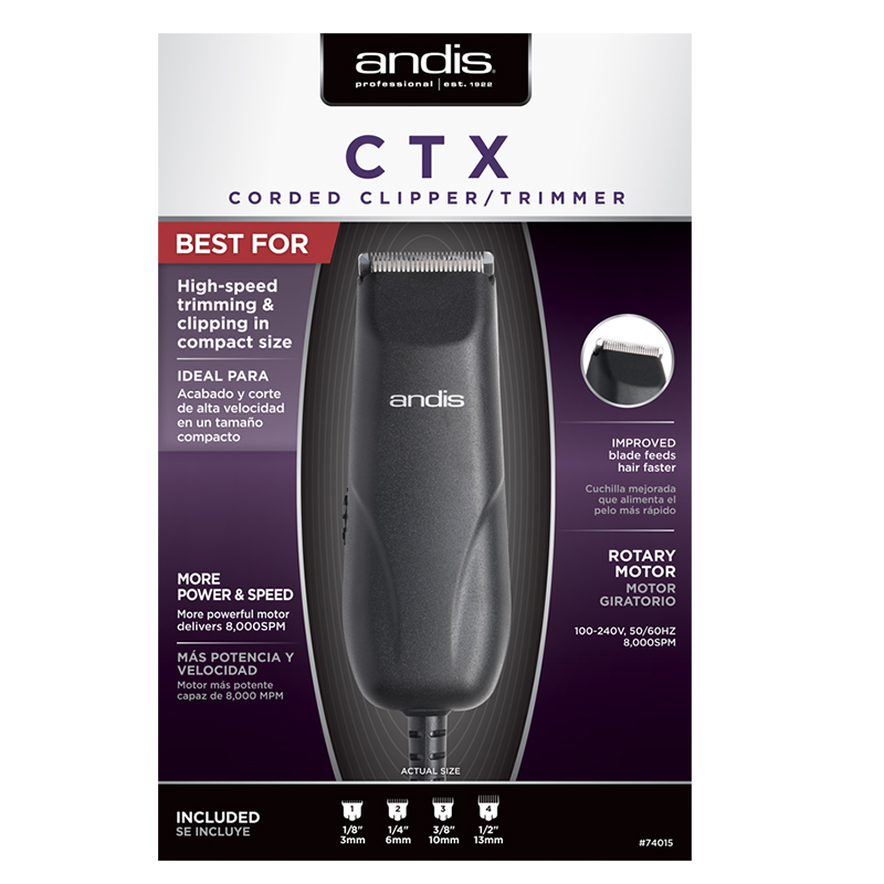 ANDIS MÁQUINA DE RETOQUE CTX