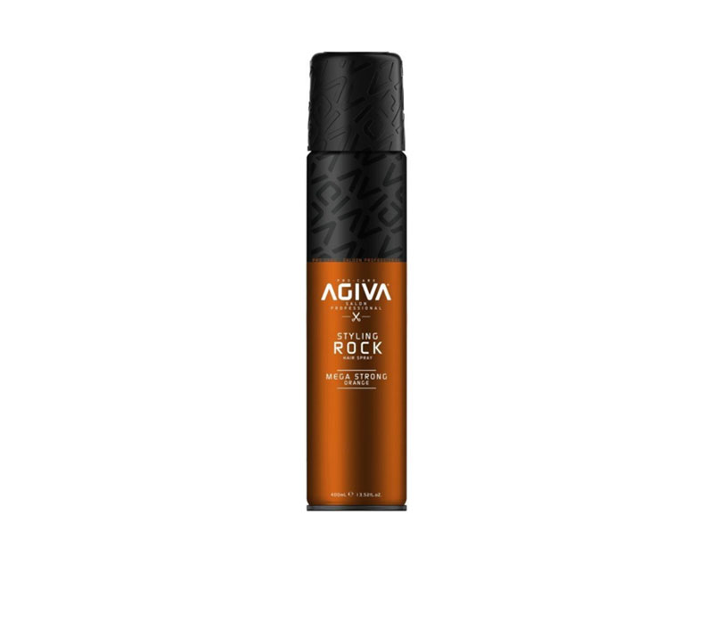 AGIVA STYLING ROCK HAIR SPRAY MEGA STRONG ORANGE 400ML