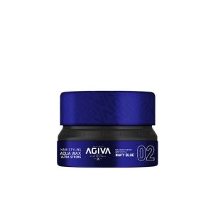 AGIVA HAIR STYLING AQUA WAX ULTRA STRONG NAVY BLUE 02 155ML NUEVO FORMATO