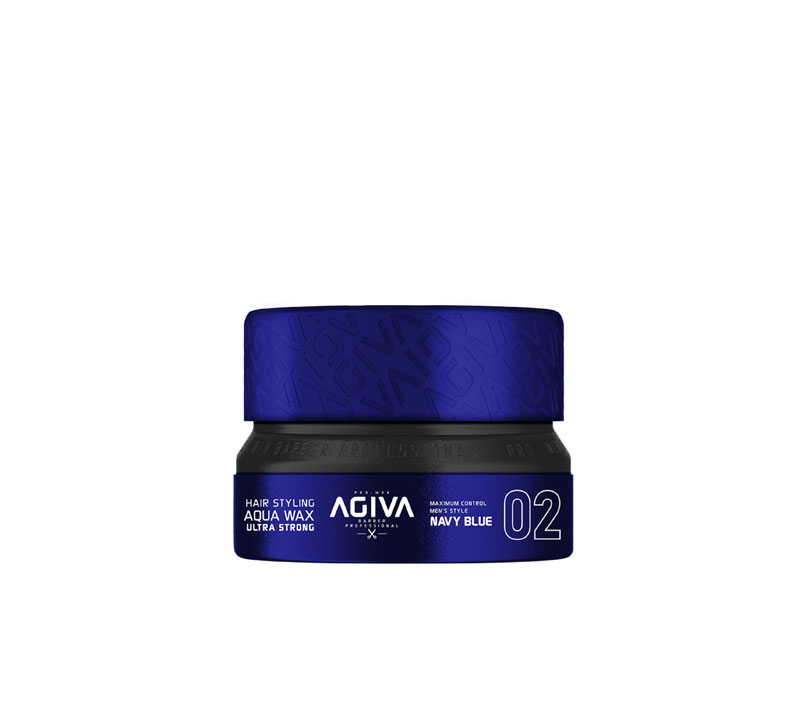 AGIVA HAIR STYLING AQUA WAX ULTRA STRONG NAVY BLUE 02 155ML NUEVO FORMATO