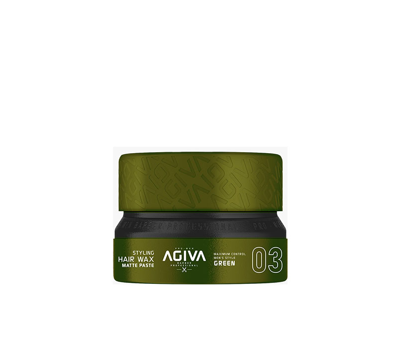AGIVA HAIR STYLING HAIR WAX MATTE PASTE GREEN 03 155ML NUEVO FORMATO
