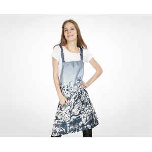 BIFULL DELANTAL DECORADO AZUL