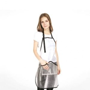 BIFULL DELANTAL TRANSLUCIDO FLOWERS