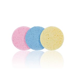 SET ESPONJAS DESMAQUILLAR 110MM CIRCLE COLOURS PLUS 3UNDS BIFULL