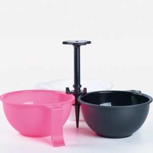 COMFORT KIT SET DE 3 BOWLS DE COLORES CON SOPORTE BIFULL