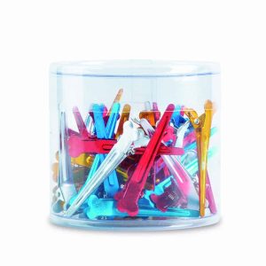 BIFULL PINZAS SEPARACIÓN ALUMINIO COLORES LISS CLIPS BOTE 50 UNDS