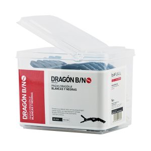 BIFULL PINZAS DRAGÓN BOTE 25UNDS (10UNDS BLANCAS, 15 UNDS NEGRAS)