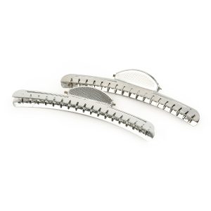 BIFULL PINZA GRAPA PARA ONDAS PLATA PACK 6UDS