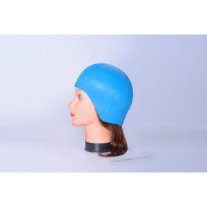 BIFULL GORRO MECHAS SILICONA AZUL