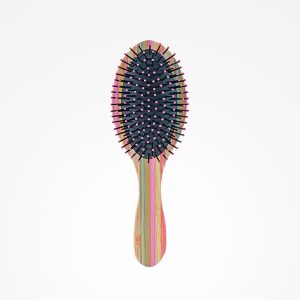 BIFULL CEPILLO STRIPED BAMBOO OVALADO