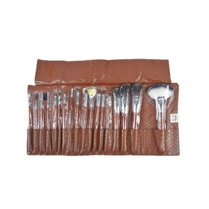 BIFULL SET ESTUCHE PIEL 18 PINCELES CLEISSY BROWN