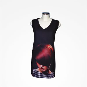 BIFULL CHAQUETA ESTAMAPADO NEGRO TALLA UNICA ATITUDES BLACK MOD.808