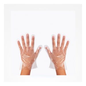 BIFULL GUANTES DESECHABLES POLIETILENO HDPE DE 0,7G/PC (PACK 100 UNIDS)