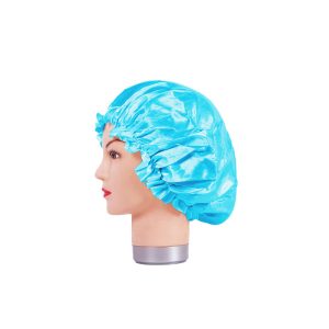 GORRO DE SATÉN ANTI FRIZZ AZUL SLEEPING THIN CAP