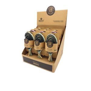 EXPOSITOR CEPILLOS ESQUELETO BIODEGRADABLE PASTEL BIOFRIENDLY COLORES BIFULL (PACK 12 UNDS)