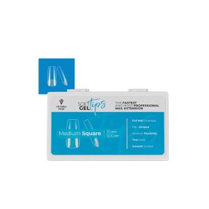 SOFT GEL TIPS MEDIUM SQUARE 500PCS
