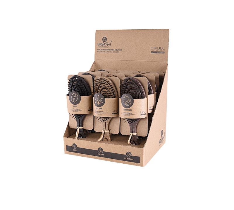 EXPOSITOR CEPILLOS ECOLOGICOS BIO SPIRAL NATUR