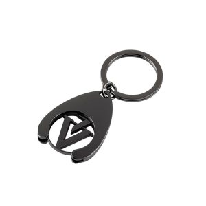 LLAVERO SHOPPING TOKEN NEGRO