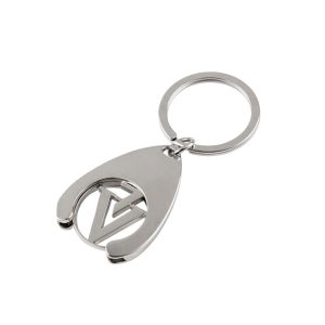 LLAVERO SHOPPING TOKEN PLATA