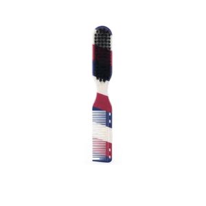 CEPILLO PEINE DE BARBERO CERDAS NYLON JACK 2 EN 1 BARBER LINE BIFULL