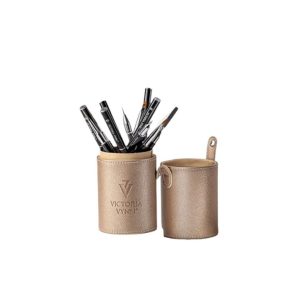 VICTORIA VYNN BRUSH CASE GOLD