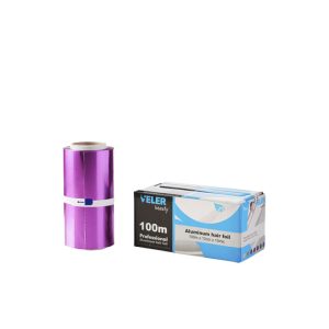 PAPEL DE ALUMINIO EN ROLLO ROSA (PACK 100M) 12CM*100M*15 MICRAS