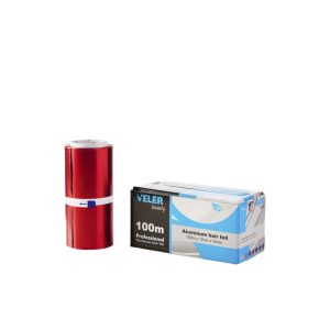 PAPEL DE ALUMINO EN ROLLO ROJO (PACK 100M) 12CM*100M*15 MICRAS