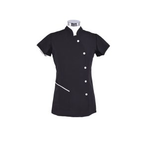 CHAQUETA NEGRA ESSENCE ANTIBACTERIANA TALLA 36 JORPAL