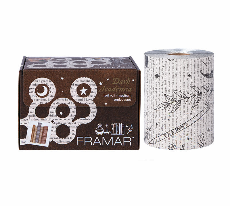 FRAMAR EMBOSSED ROLL MEDIUM DARK ACADEMIA 320 FT.