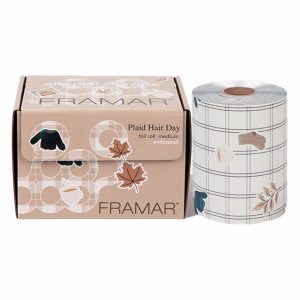 FRAMAR EMBOSSED ROLL MEDIUM PLAID HAIR DAY 320 FT.