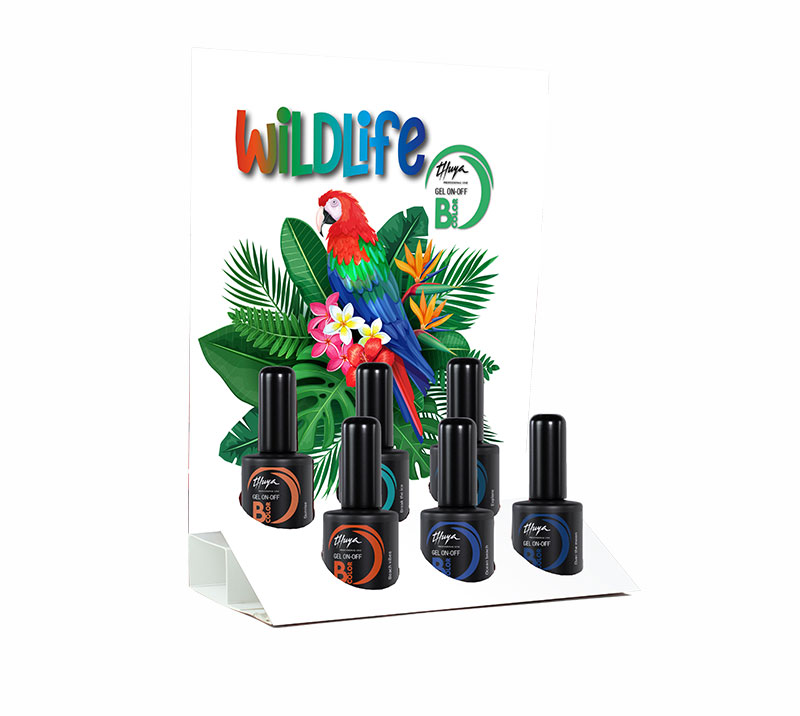 EXPOSITOR GEL ON-OFF WILDLIFE 6U