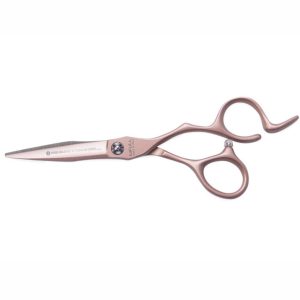 TIJERA DE CORTE ROSE GOLD 5.5" ACERO JAPONÉS 440C