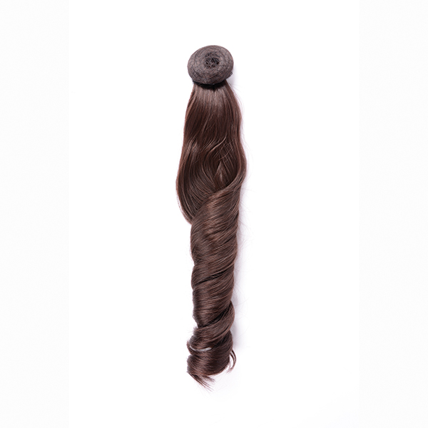 COLETA RIZADA 50CM MOD 6 CASTAÑO CLARO