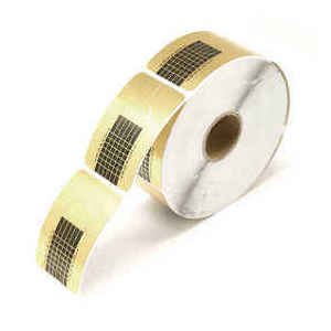 BIFULL MOLDE UÑAS GEL FORMA CUADRADA ROLLO 500 UDS.