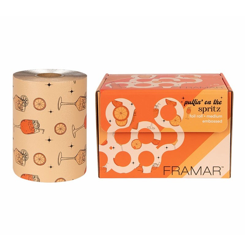 FRAMAR EMBOSSED ROLL MEDIUM PUTTIN’ ON THE SPRITZ 320 FT