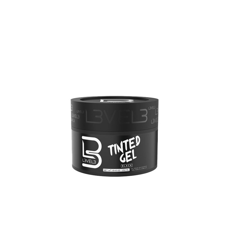 Tinte En Gel Negro Fijación Fuerte 250 Ml Level 3