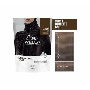 WELLA SUPERNATURAL COLORACIÓN NATURAL VEGANA PARA COBERTURA DE CANAS 120GR 0/00 CLEAR